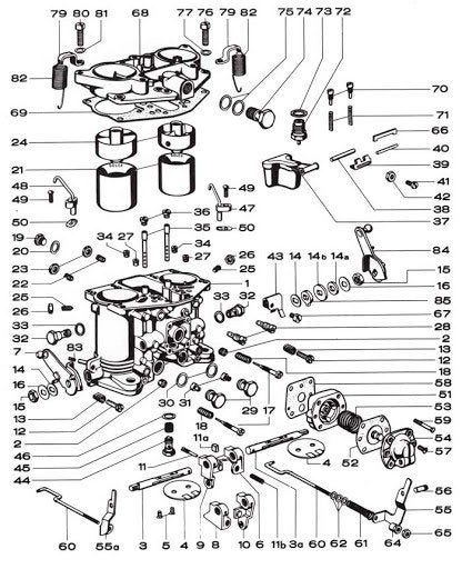 FIAT 124 COUPE SPORT 1600 - Kit joints carburateurs - NEUF, Enlèvement ou Envoi, Neuf, Fiat