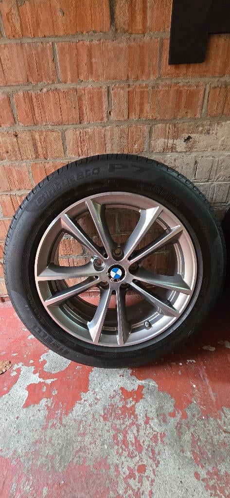 17 inch BMW 5 Serie G30 G31 Styling 631 Zomerbanden, Ophalen, Gebruikt, 255 mm, Velg(en)