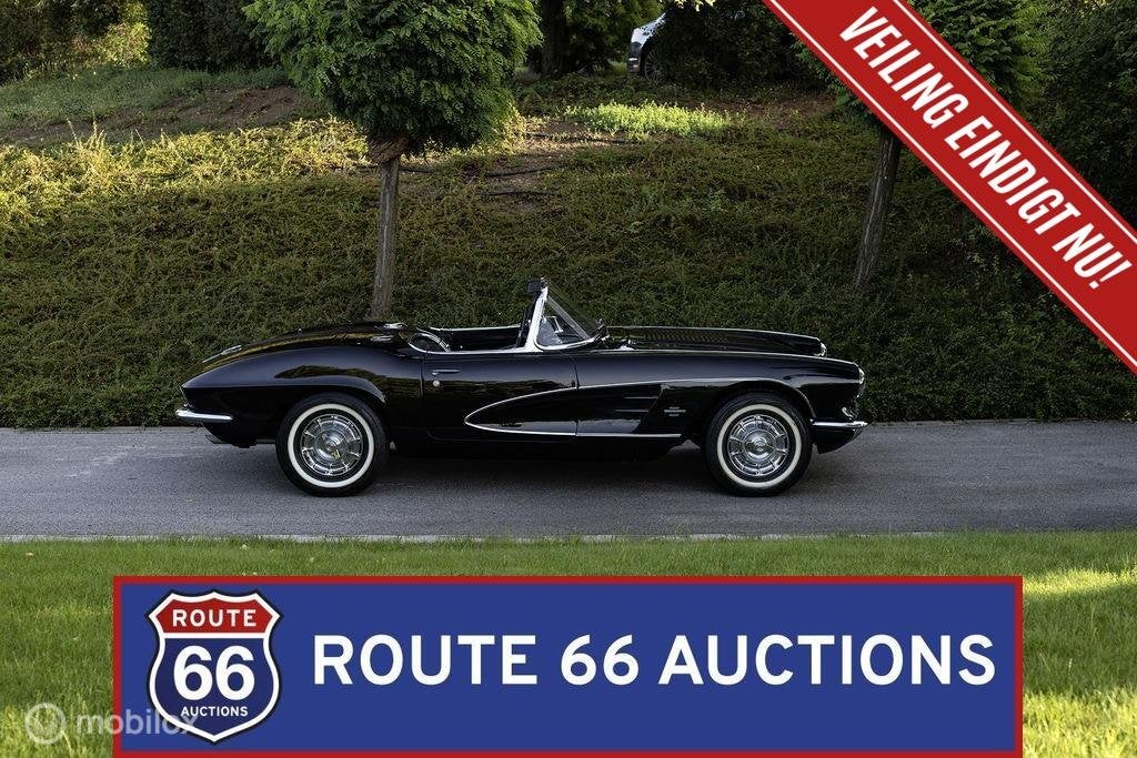 Chevrolet Corvette C1 Cabriolet | 1961 | Route 66 Auctions, Achat, Entreprise, Chevrolet, Boîte manuelle