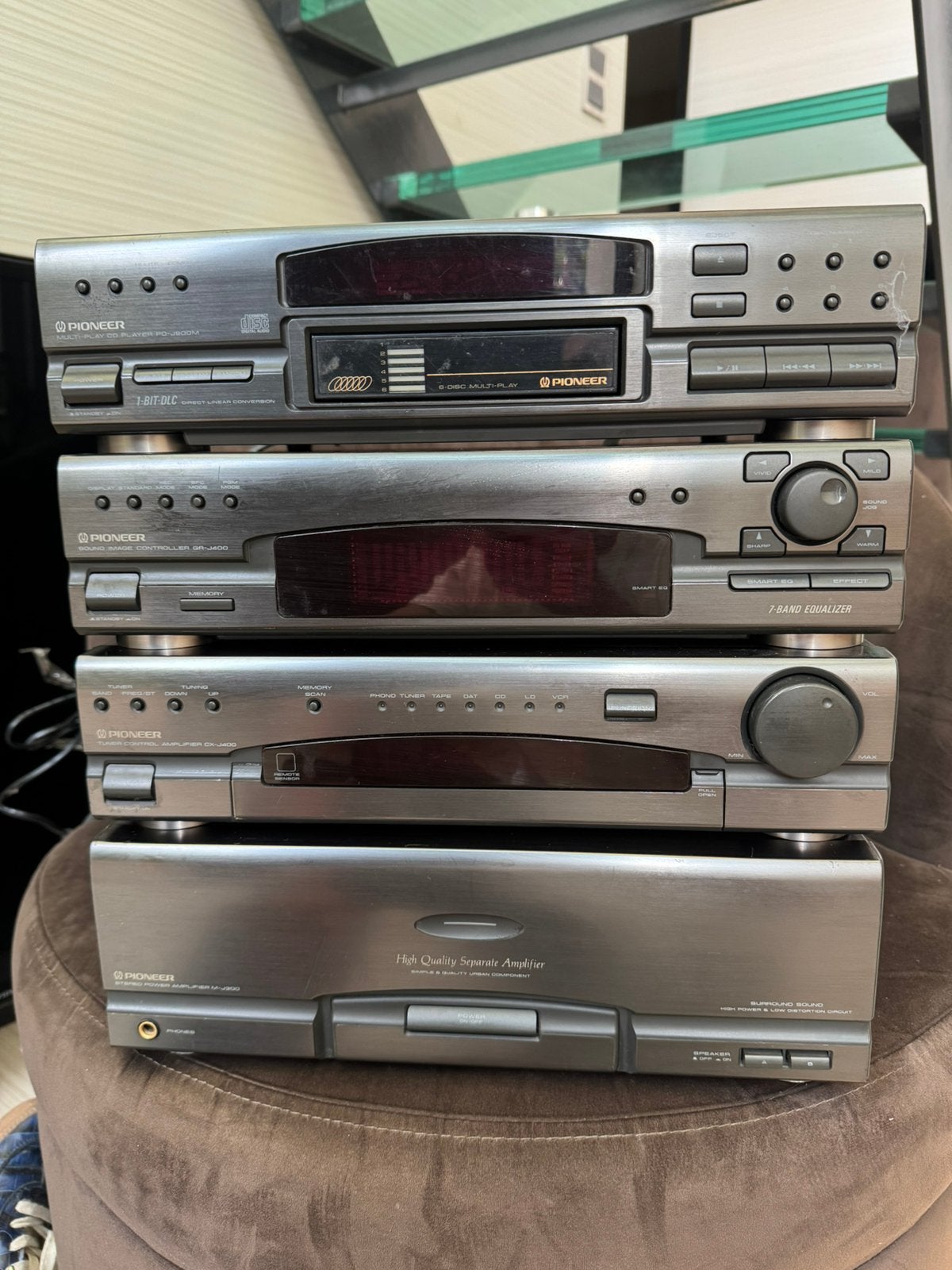 Pioneer Vintage Midi Hifi Componenten Set (M-J300 / CX-J400), Audio, Tv en Foto, Stereoketens, Ophalen of Verzenden, Zo goed als nieuw