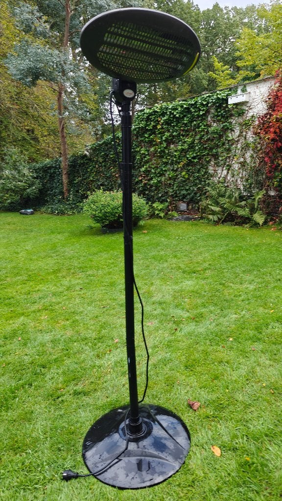 Terrasverwarmer, Tuin en Terras, Draaibaar, Vloer, Zo goed als nieuw, Ophalen