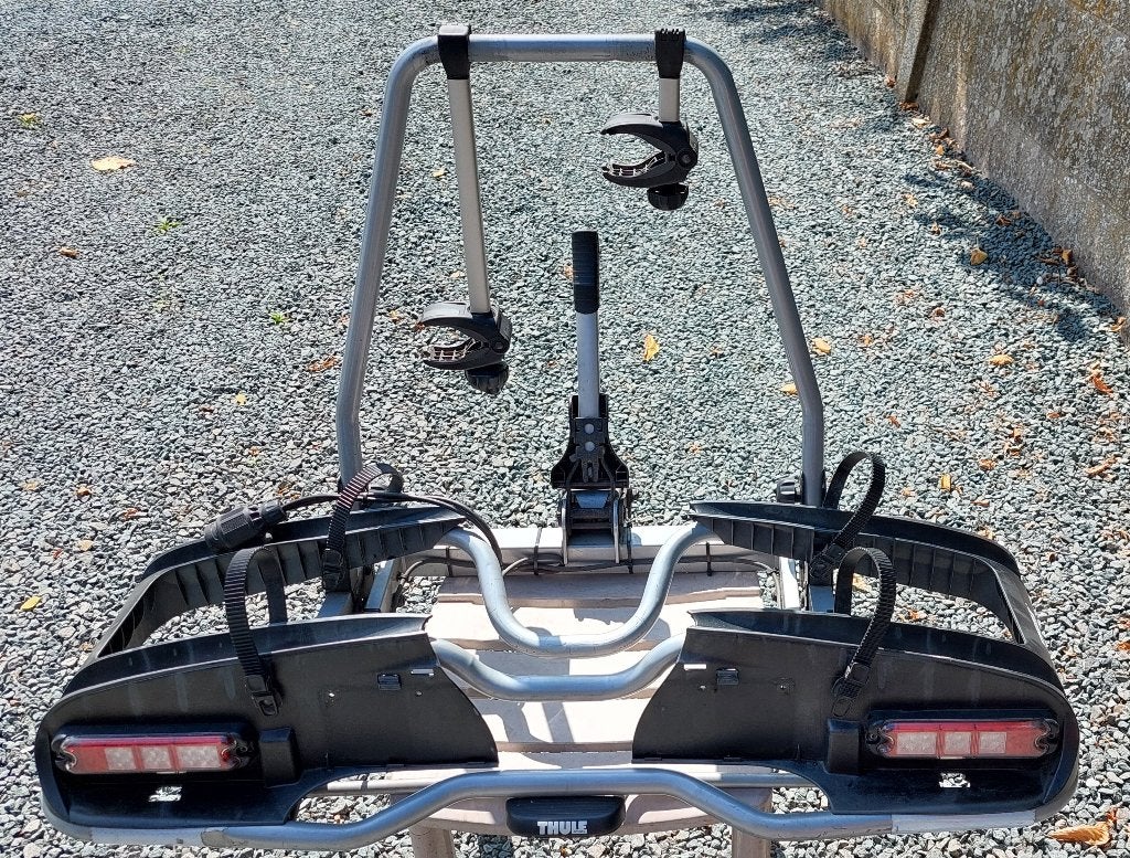 TREKHAAK FIETSENDRAGER THULE EUROPOWER 916, Auto diversen, Ophalen, Gebruikt, Brede banden, 2 fietsen