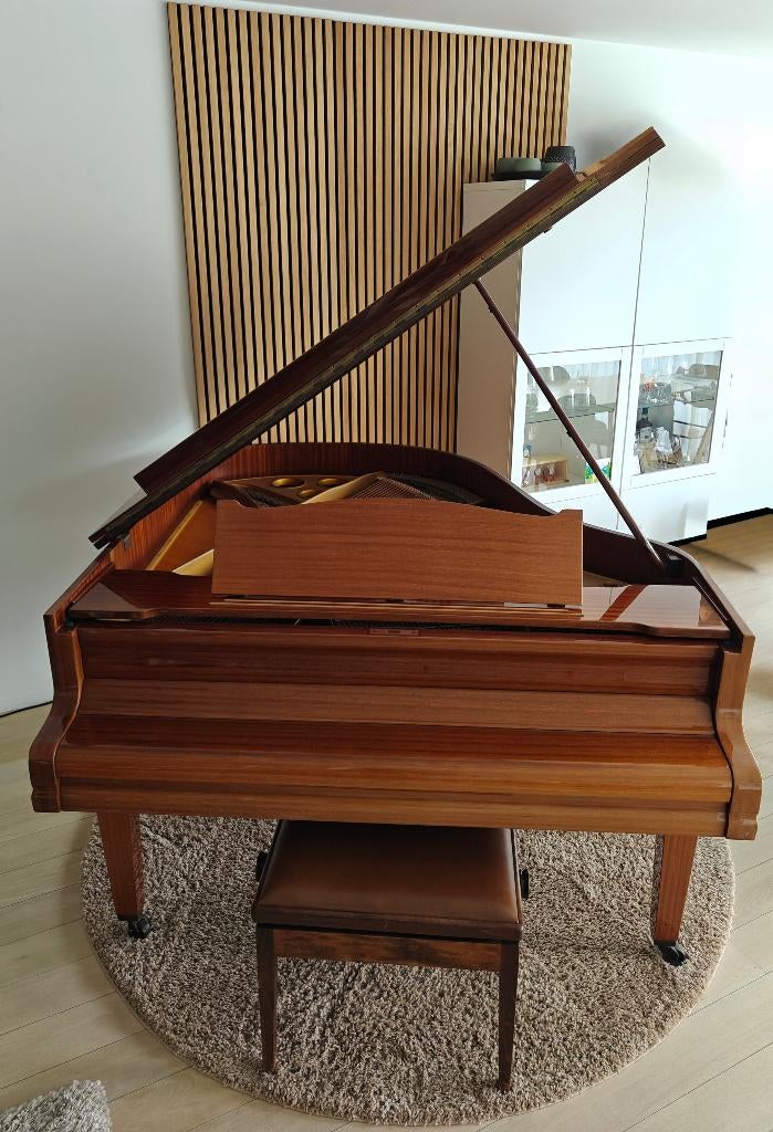 August Förster Vleugelpiano 170 - zeer goed onderhouden, Musique & Instruments, Pianos, Enlèvement, Utilisé, Brun, Piano