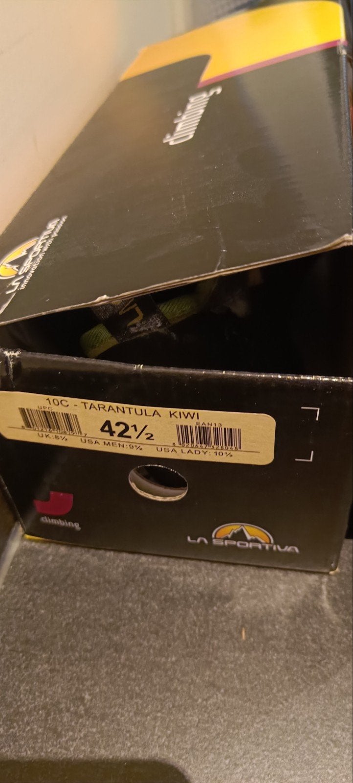 La Sportiva Tarantula Kiwi klimschoenen, Enlèvement