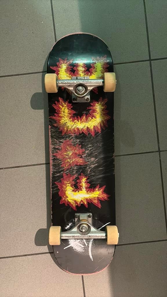 Trunks: independent wheels: spidfire deck: f*ce, Sport en Fitness, Ophalen, Gebruikt, Skateboard, Longboard