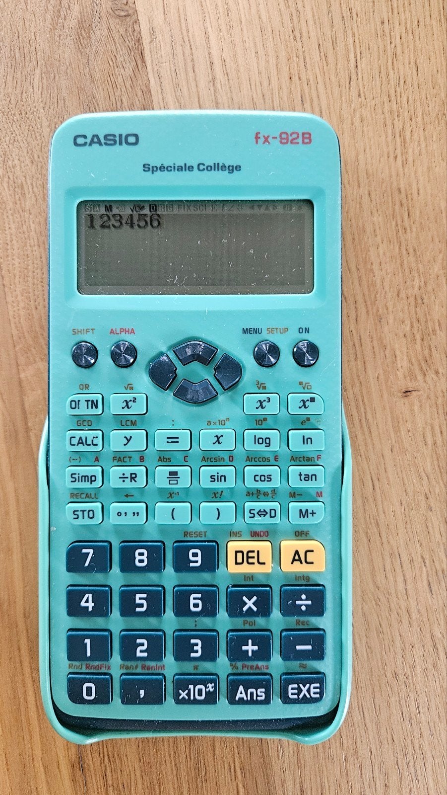 casio fx-92b, Ophalen