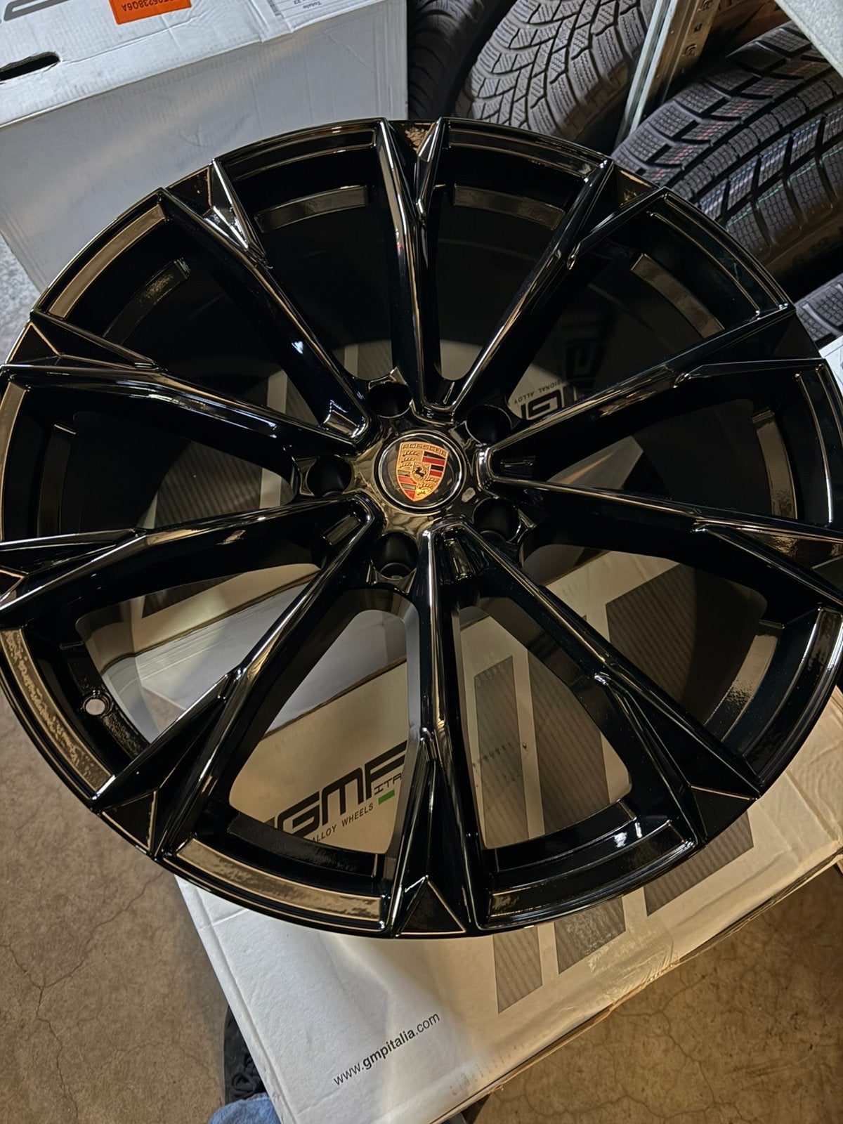 Demo wintervelgenset voor porsche new cayenne 23 inch, Auto-onderdelen, Ophalen, Velg(en), Nieuw, Overige maten