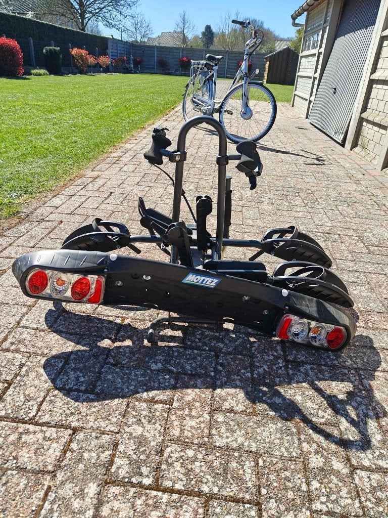 Porte-vélos Mottez pour 2 vélos, Autos : Divers, Porte-vélos, Support d'attelage, Comme neuf, Enlèvement, 2 vélos