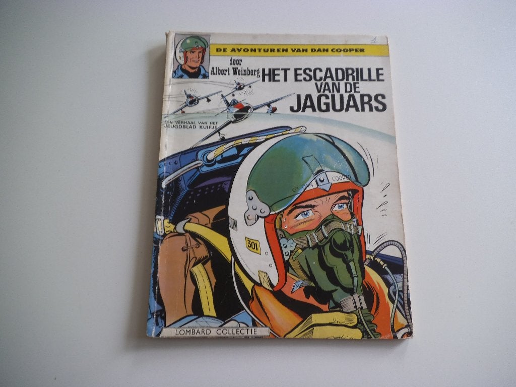 Dan Cooper Het escadrille van de jaguars 1964 Lombard Collec, Gelezen, Eén stripboek, Albert weinberg, Ophalen of Verzenden