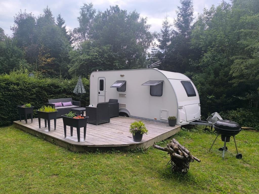Caravane a louer 4p. Ardennes stacaravan te huur-Camping, Particulier, Four