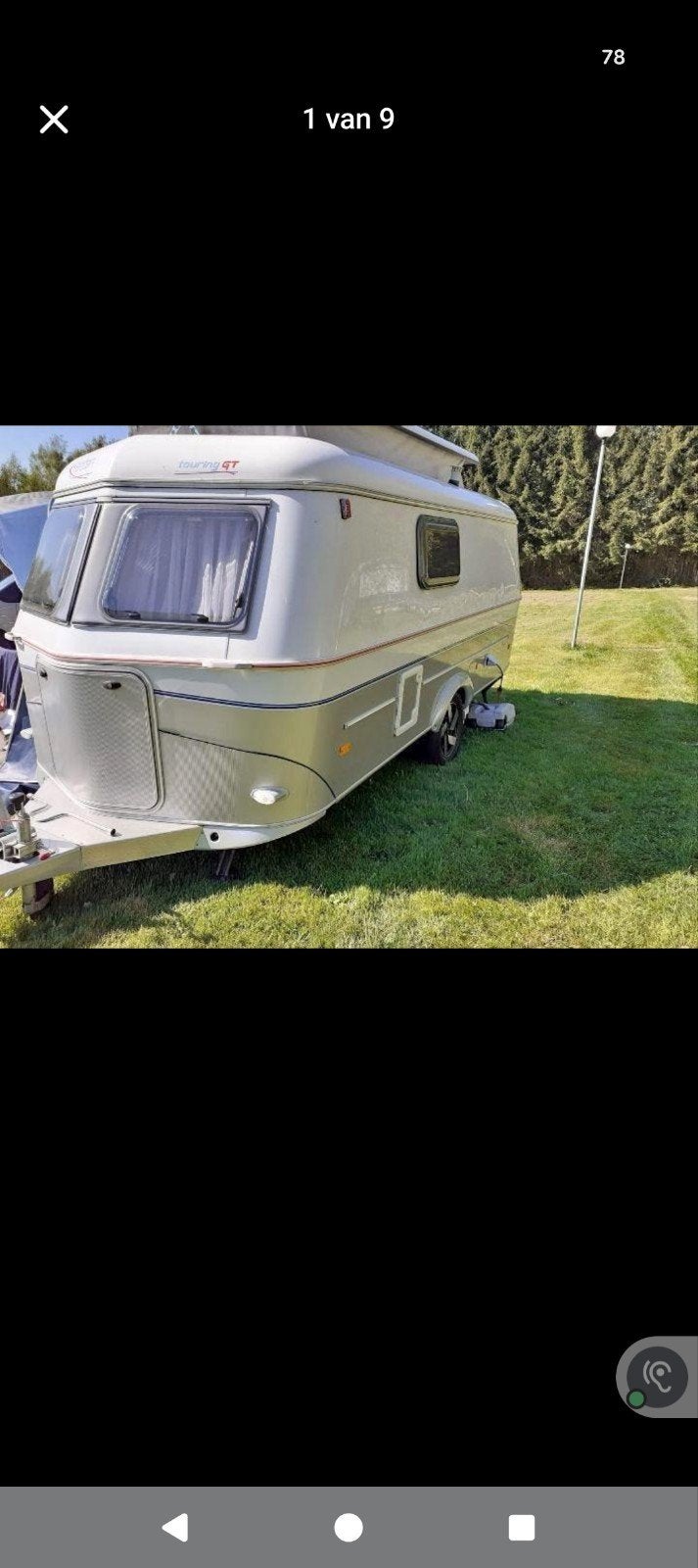 Eriba touring GT 540, Mover, 5 à 6 mètres, Lit transversal, 750 - 1000 kg