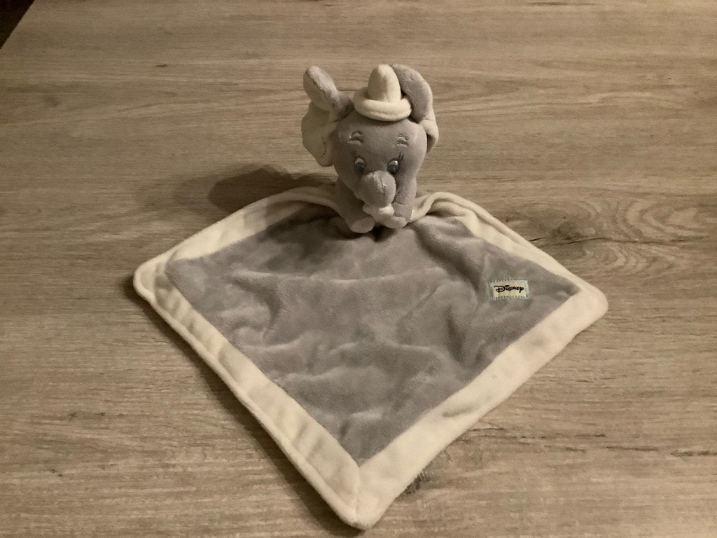 Doudou Disney Dumbo, Comme neuf, Moyen (20 à 80 cm), Gris, Nicotoy
