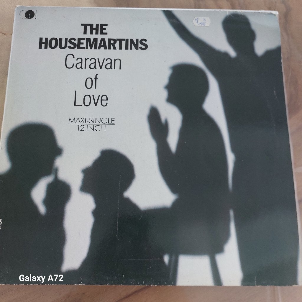 housemartins caravan of love 12 inch maxi, Gebruikt, Maxi-single, 1980 - 1989, Ophalen of Verzenden