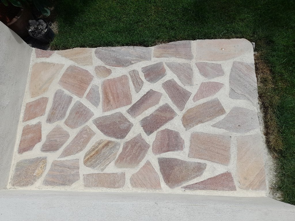 Flagstone Brasil Rosso, Ophalen, Nieuw, Minder dan 5 m²