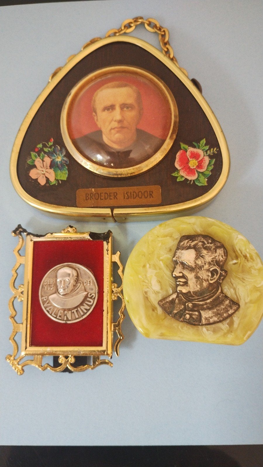 Don Bosco, Isidoor, Valentinus kleine memorabilia religie, Antiek en Kunst, Ophalen of Verzenden