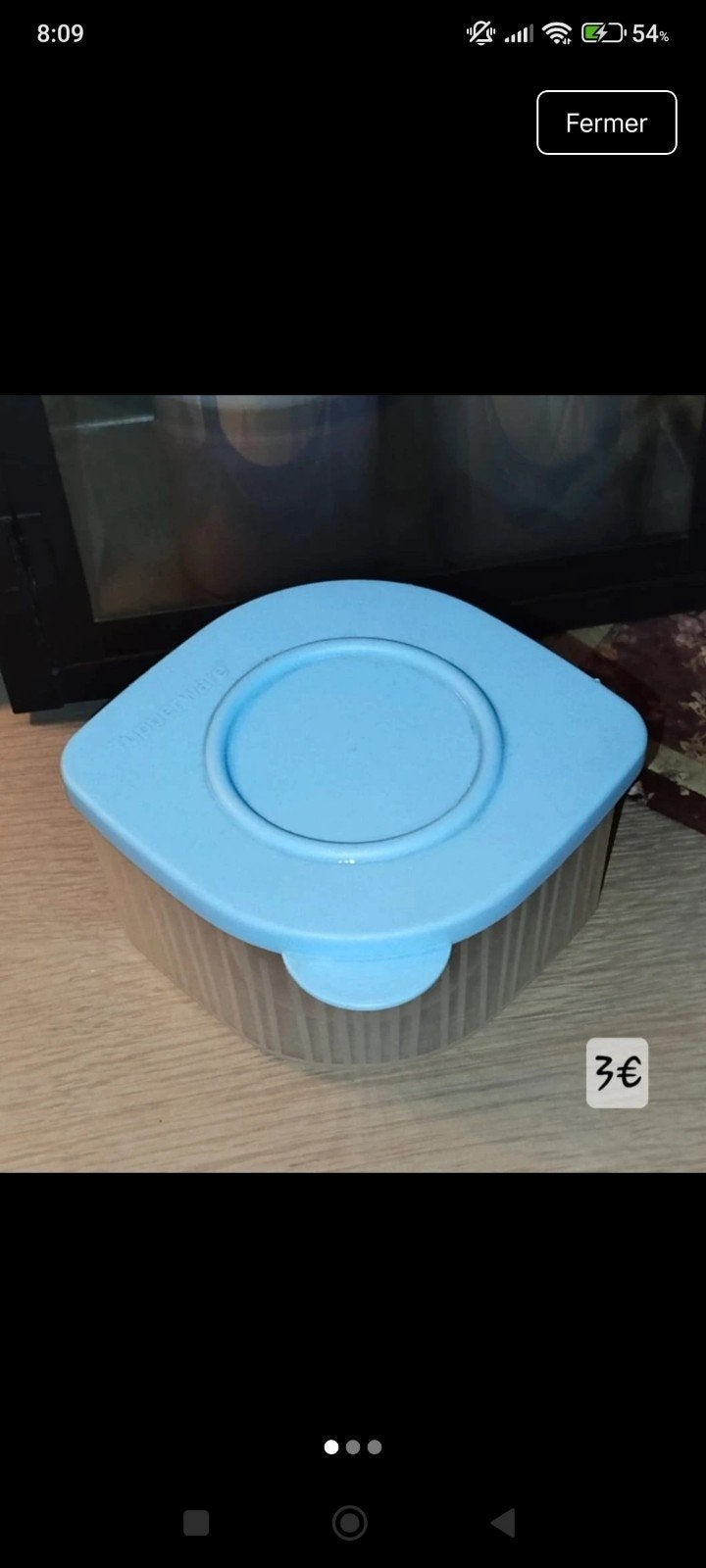 Tupperware, Enlèvement ou Envoi, Boîte