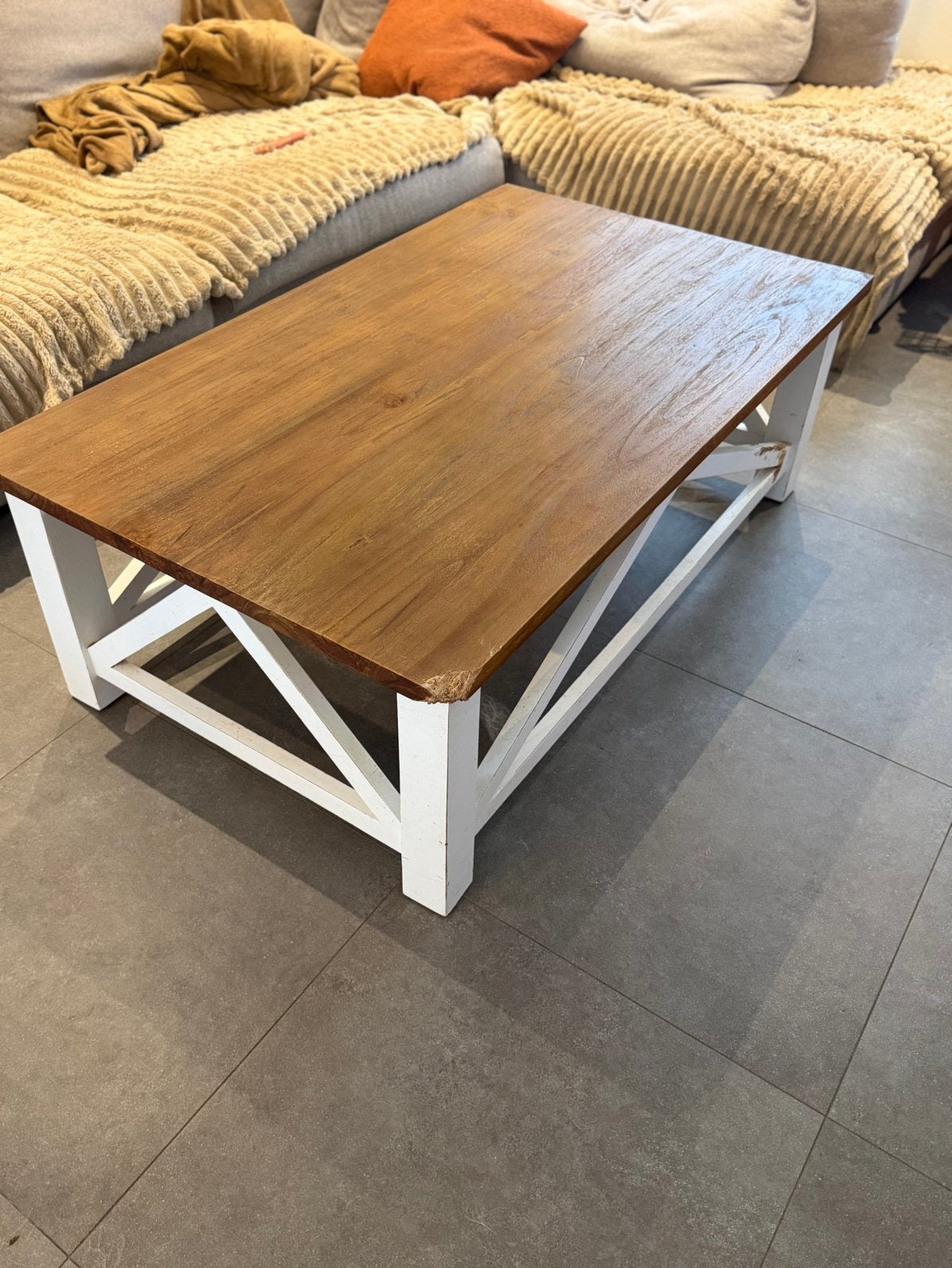 Salontafel met schade, Huis en Inrichting, Ophalen, Zo goed als nieuw