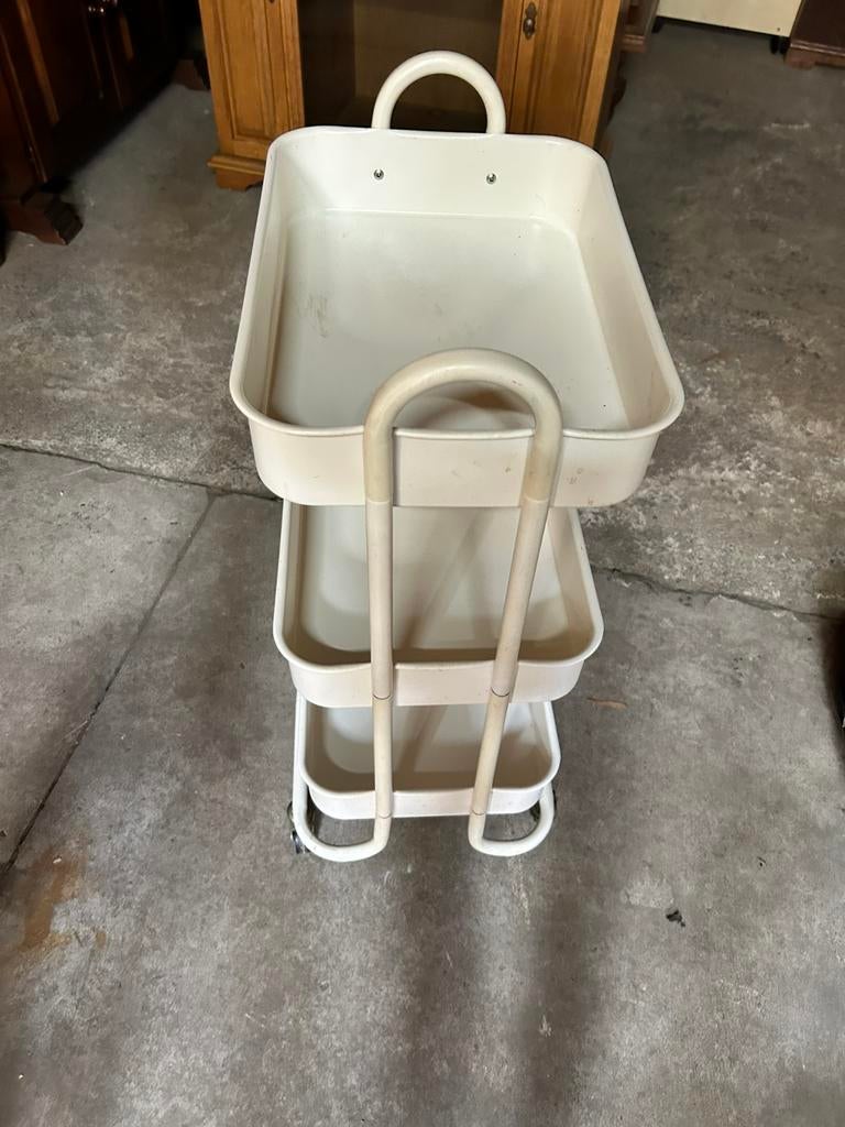 Kleine keuken trolley metaal, Ophalen, Zo goed als nieuw, Metaal