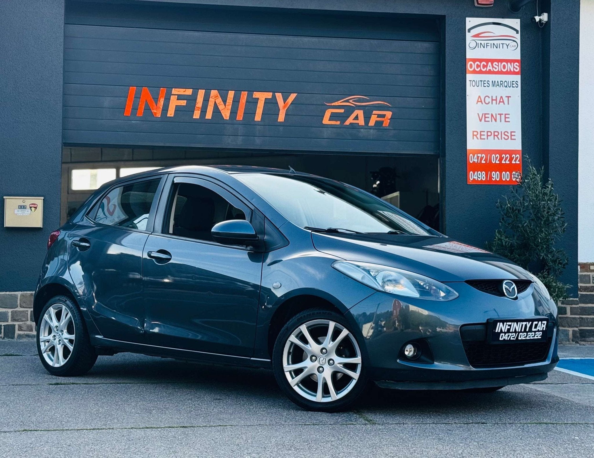 Mazda 2 2 1.4 CDVi Active (bj 2010), Auto's, Voorwielaandrijving, Stof, Zwart, 4 cilinders