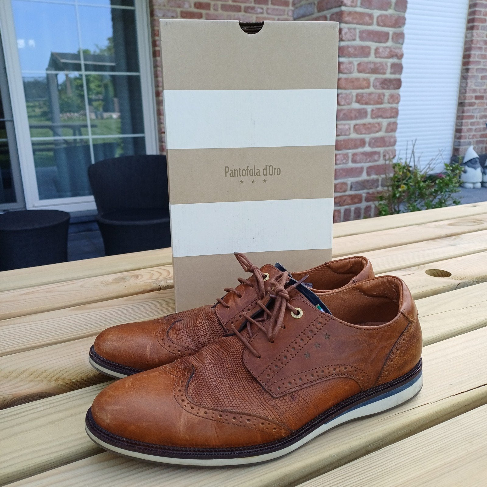 Pantofola d´Oro stijlvolle herenschoenen maat 43, Ophalen, Bruin, Pantofola d’Oro, Sneakers