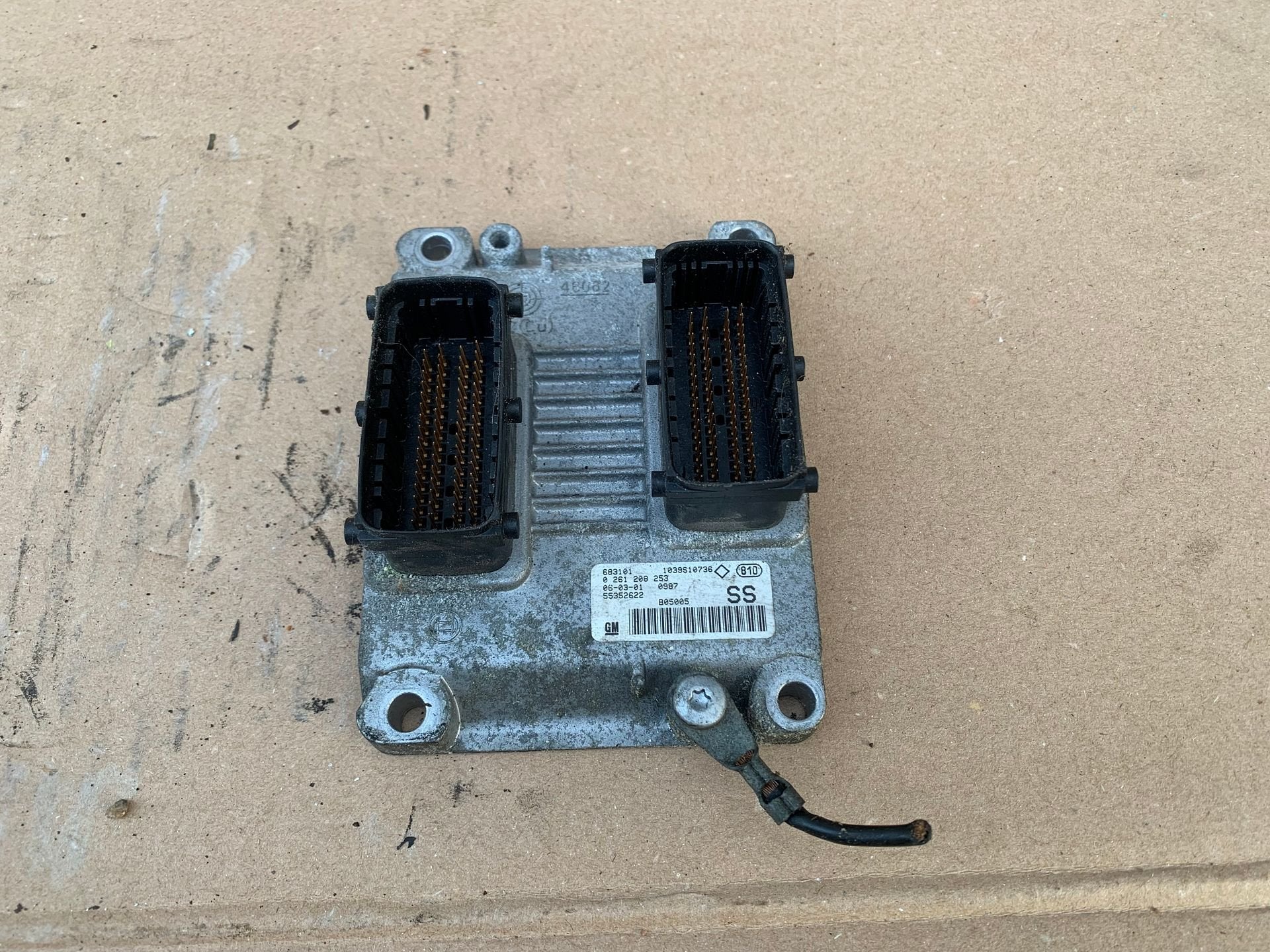 ecu opel corsa C 1.2 16V Z12XEP 55352622 computer motor, Auto-onderdelen, Gebruikt, -, -, Opel