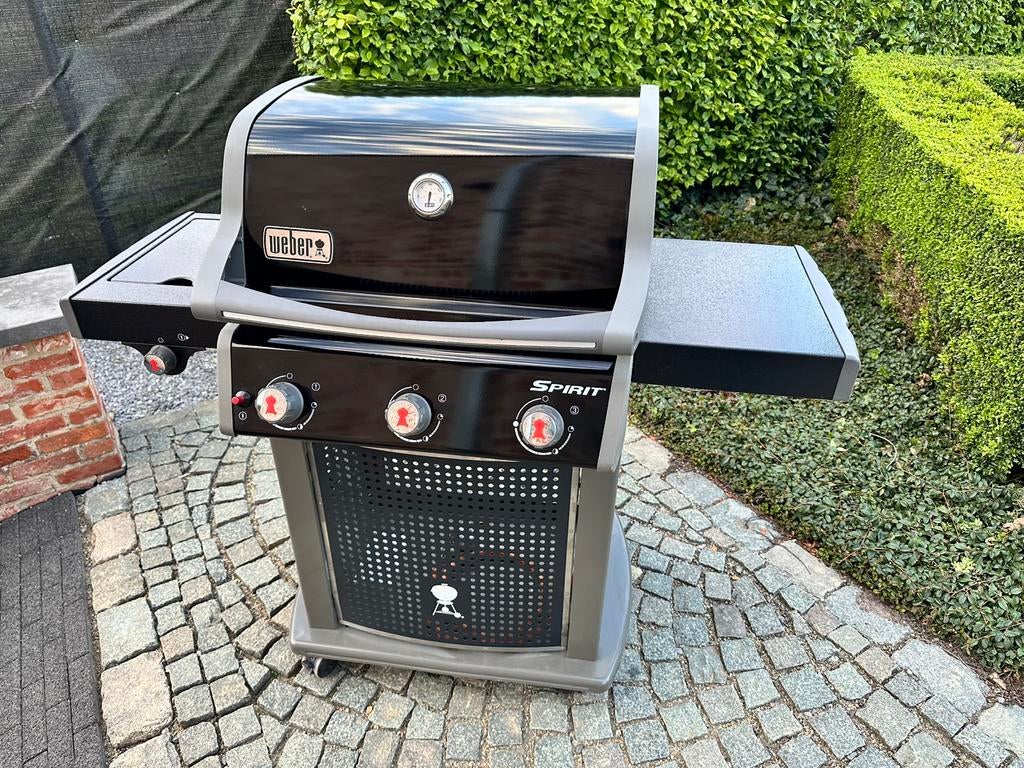 🔥Gas BBQ Weber met 3 branders en 1 zijbrander🔥, Tuin en Terras, Ophalen, Gebruikt