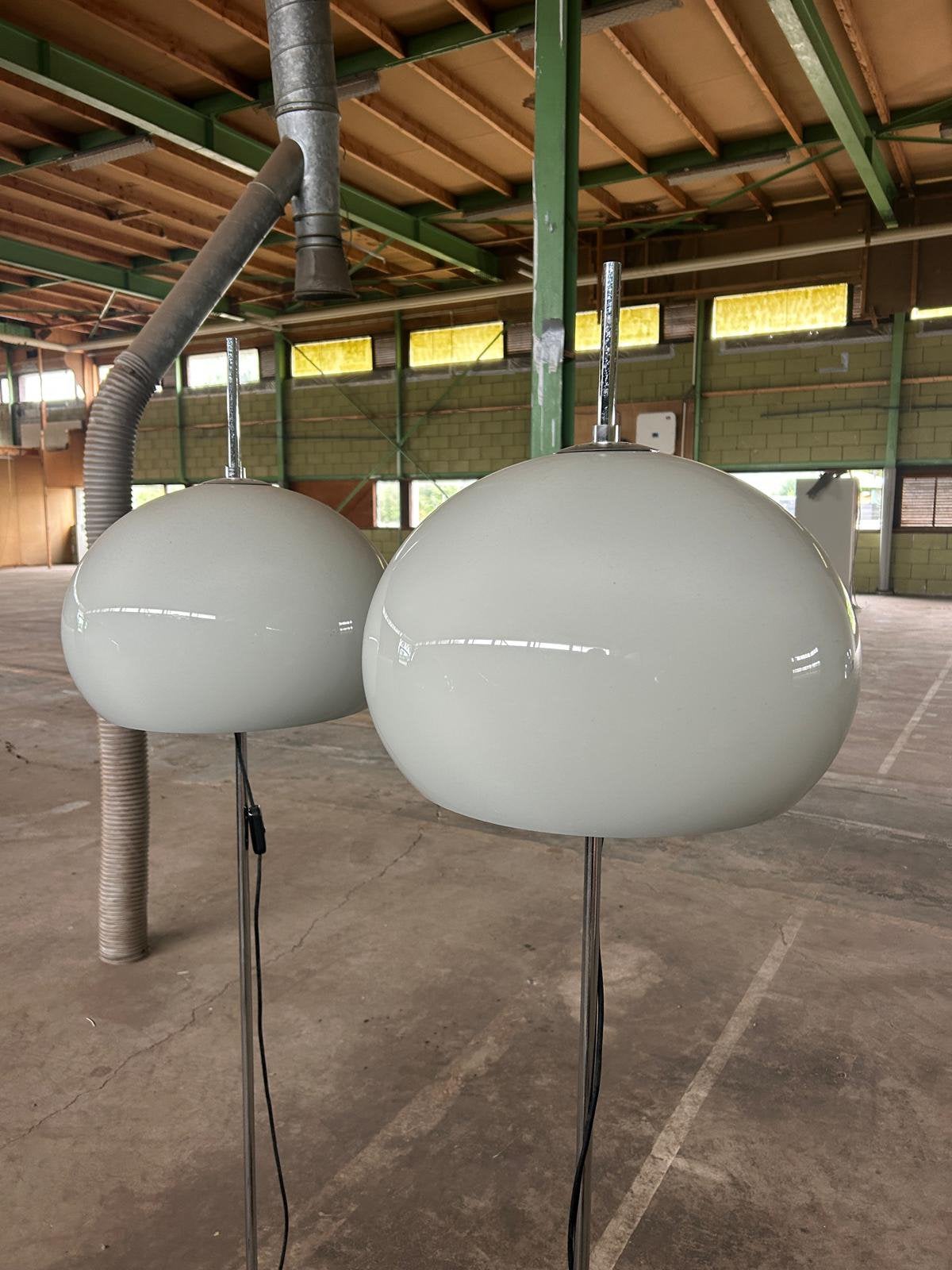 Twee mushroom vintage lampen, Ophalen, Zo goed als nieuw