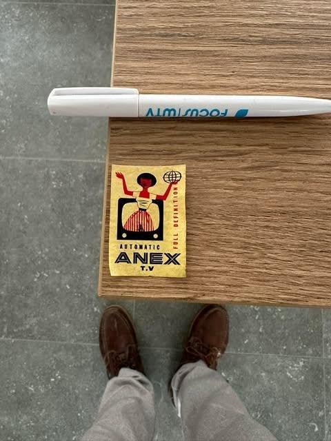 luciferdoos etiket label automatic Anex T.V., Verzamelen, Info@anex.tv, Gebruikt, Ophalen of Verzenden, Anex