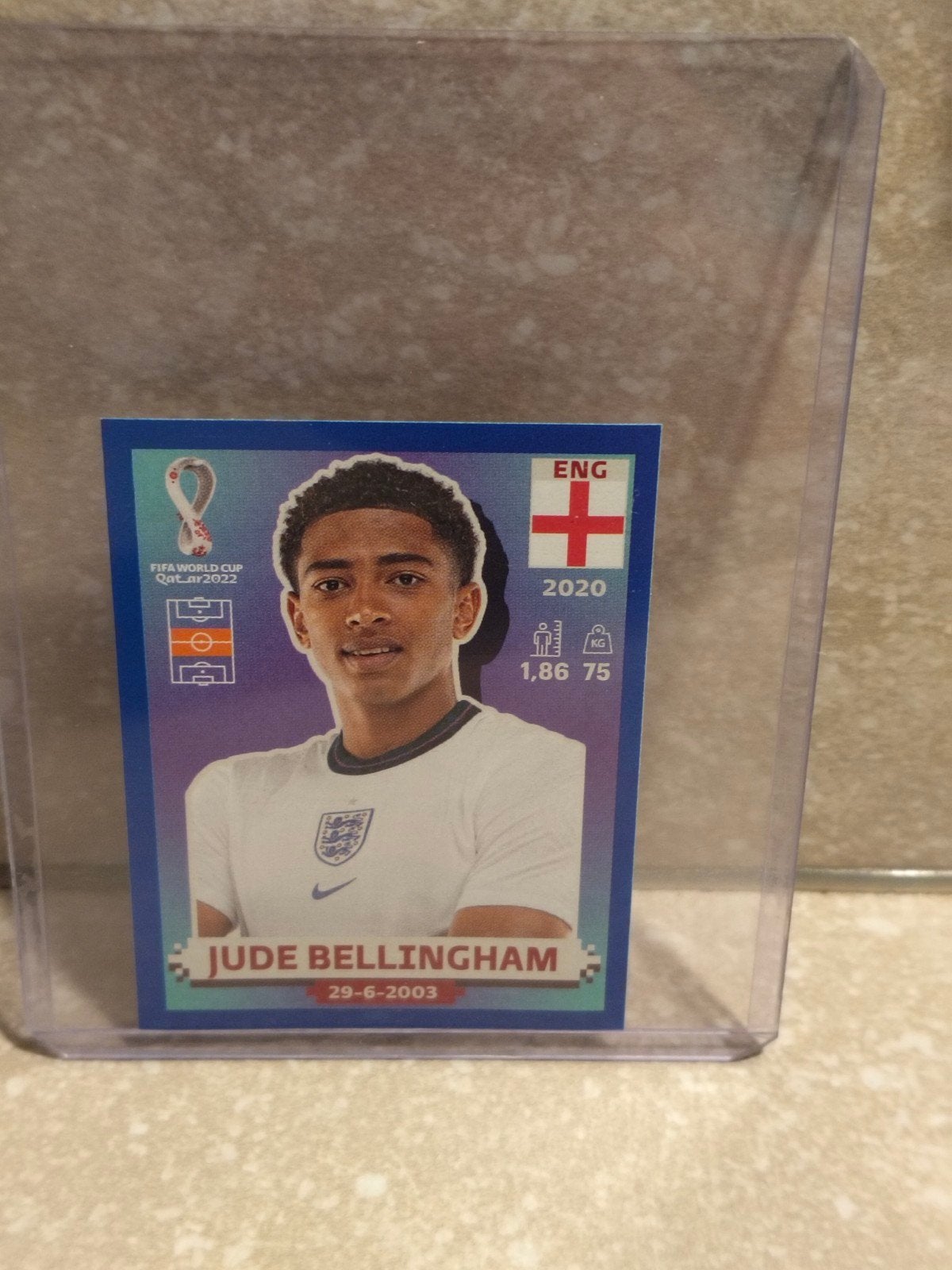 Panini sticker WK Qatar USA edition Jude Bellingham, Enlèvement ou Envoi, Autocollant