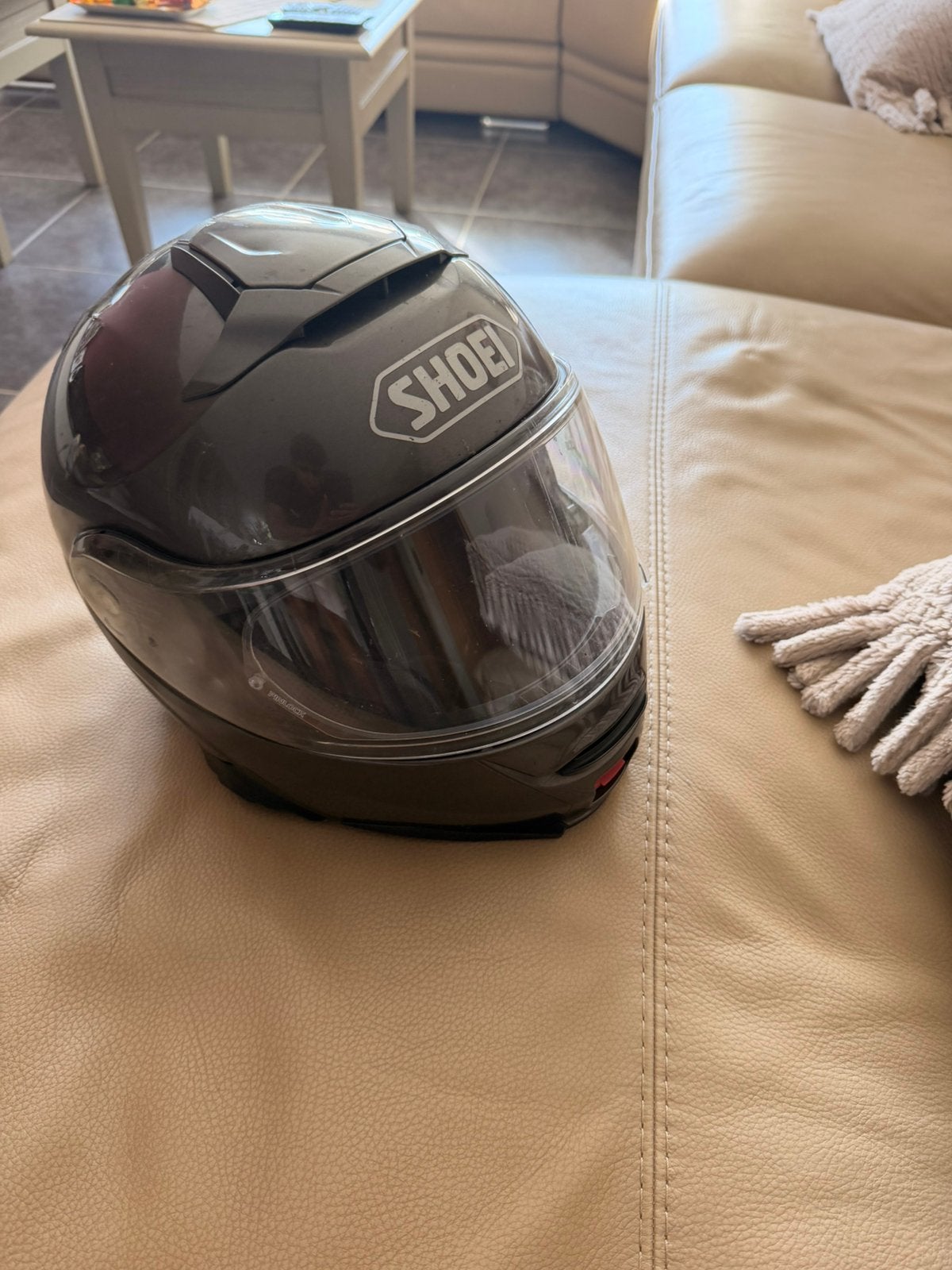 Shoei Neotec 2 met sena bluethoot systeem, Motoren, Ophalen of Verzenden, Shoei