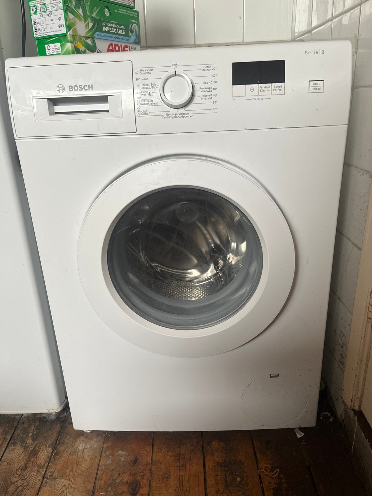 Lave linge Bosch WAJ28063FG série 2, 6 à 8 kg, Enlèvement, Comme neuf