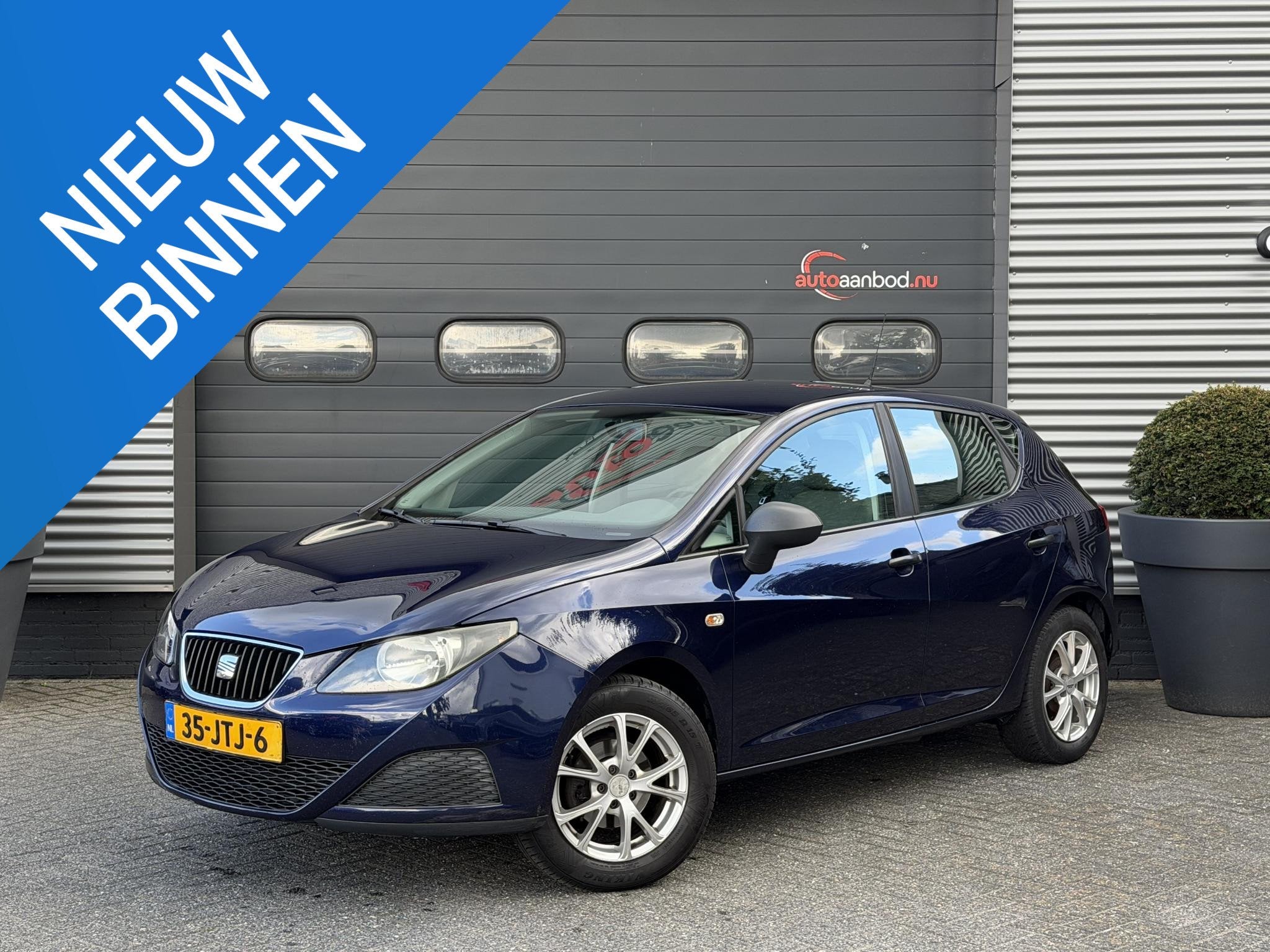 SEAT Ibiza 1.2 Beat | Airco | Lichtmetalen Velgen | 5 Deurs, Auto's, Voorwielaandrijving, Blauw, Ibiza, Bedrijf
