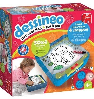 Dessineo tekendoos stap voor stap, Ophalen, Gebruikt, Knutselen, Met licht