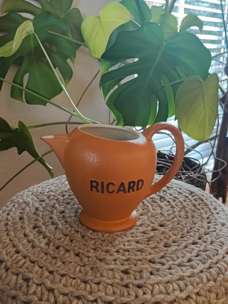 Vintage keramische Ricard waterkan, Ophalen of Verzenden