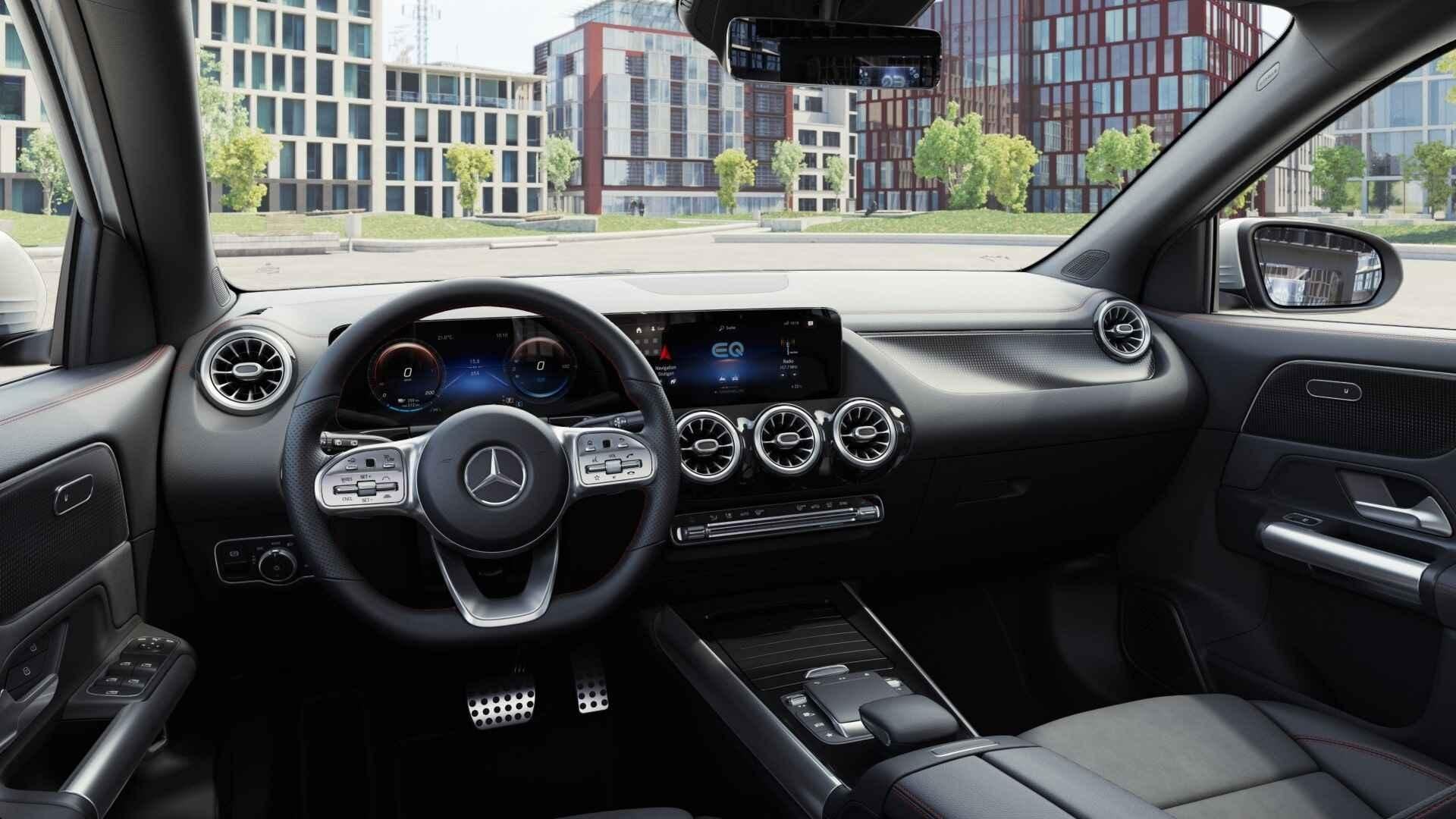Mercedes-Benz EQA-Klasse 250 AMG Line | Trekhaak | Distronic, 1940 kg, Euro 6, Leder en Stof, 67 kWh