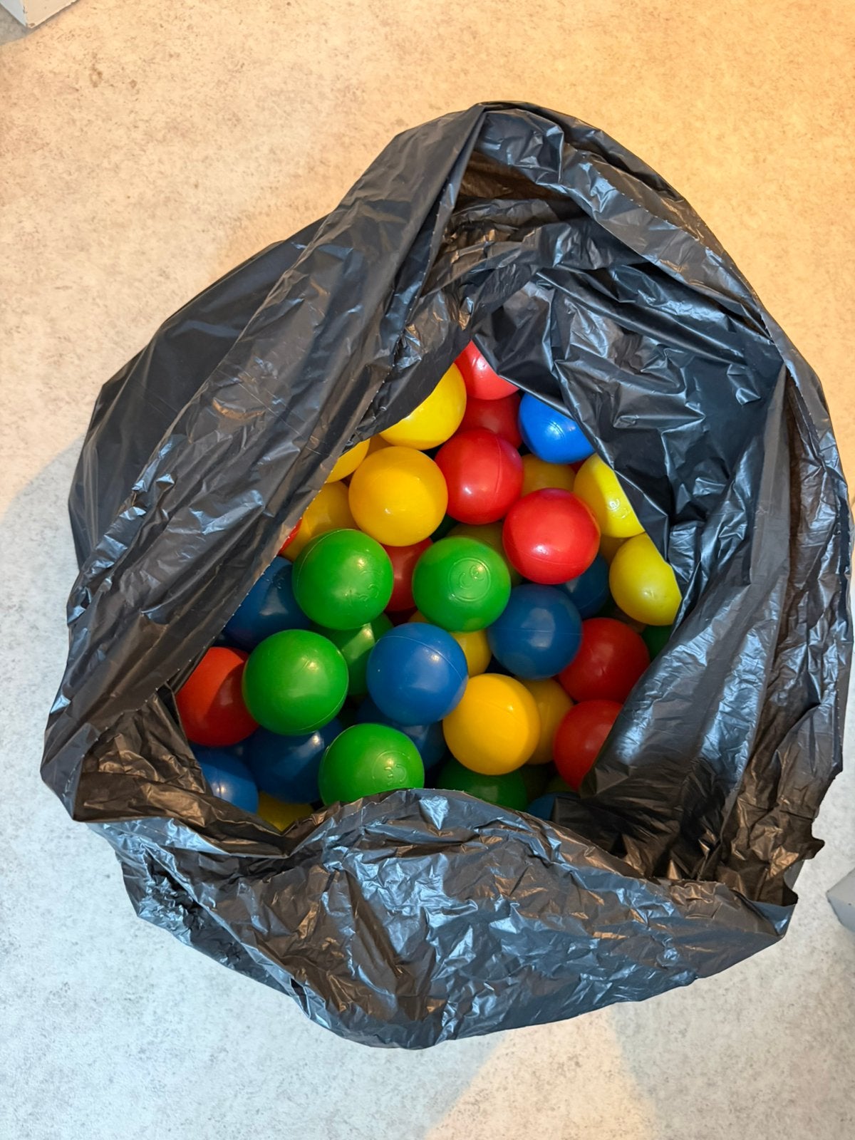 Zak met ballen voor ballenbad, Kinderen en Baby's, Ophalen, Gebruikt