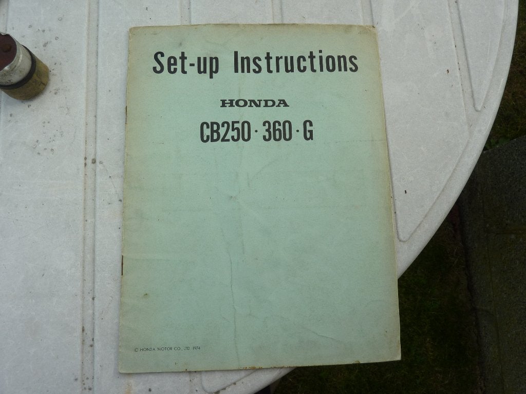 HONDA CB 250 1975 LIVRET D'INSTRUCTIONS D'ORIGINE, Motoren, Ophalen of Verzenden, Honda
