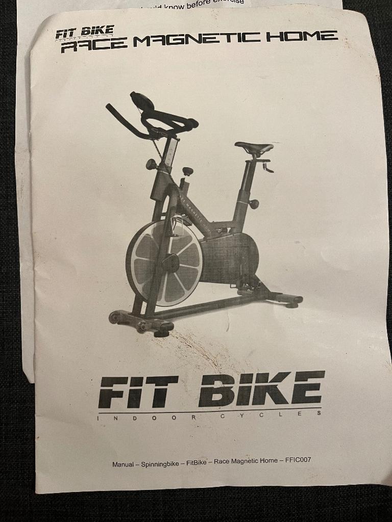 Spinningfiets / Hometrrainer – Fit Bike Race Magnetic Home, Ophalen, Nieuw, Metaal, Spinningfiets