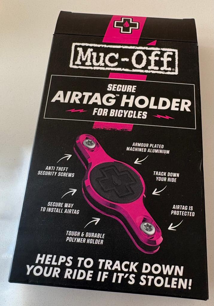Muc-Off airtag holder + Apple AirTag (beide nieuw), Ophalen, Nieuw