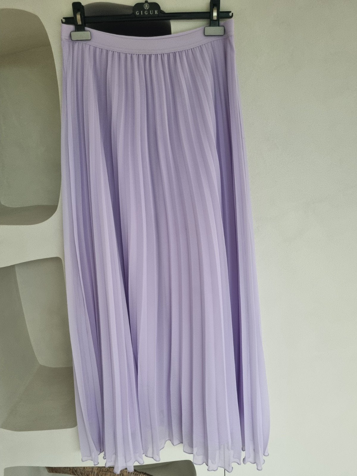Jupe longue lilas taille L, Taille 42/44 (L), Enlèvement ou Envoi, Comme neuf, Violet