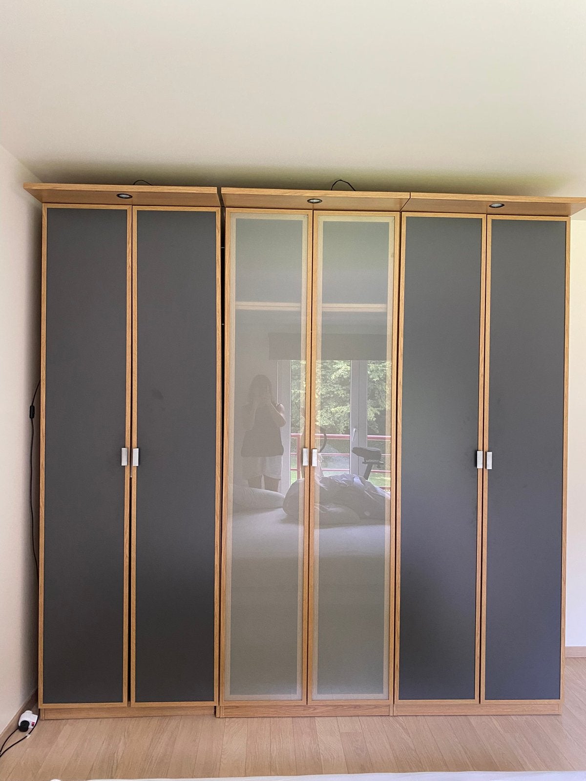 Garde-robe penderie Ikea, Maison & Meubles, Avec tablette(s), 200 cm ou plus, Comme neuf, Enlèvement