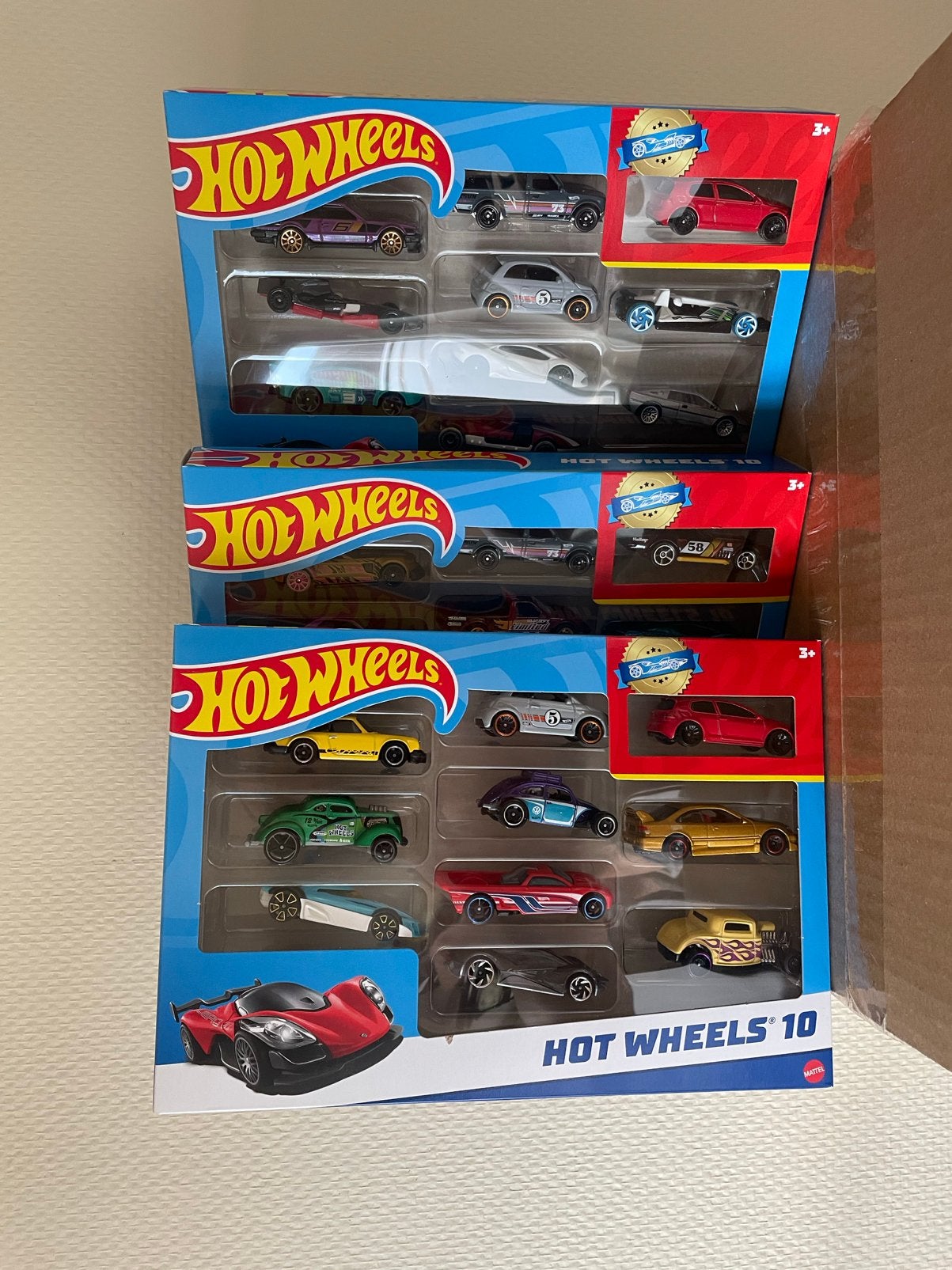 Hot Wheels 3x  10-Pack – Nieuw & Ongeopend, Ophalen of Verzenden, Nieuw
