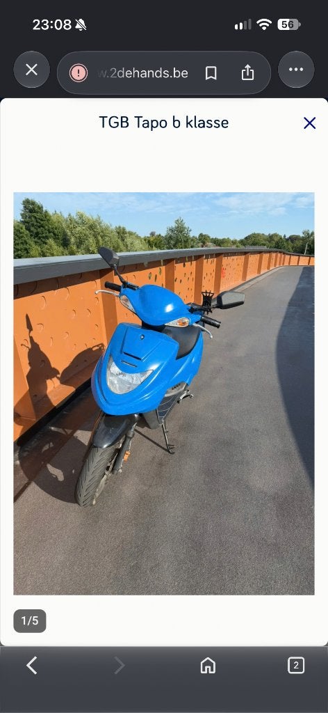 Scooter, Ophalen, Gebruikt, Overige modellen, Klasse B (45 km/u)