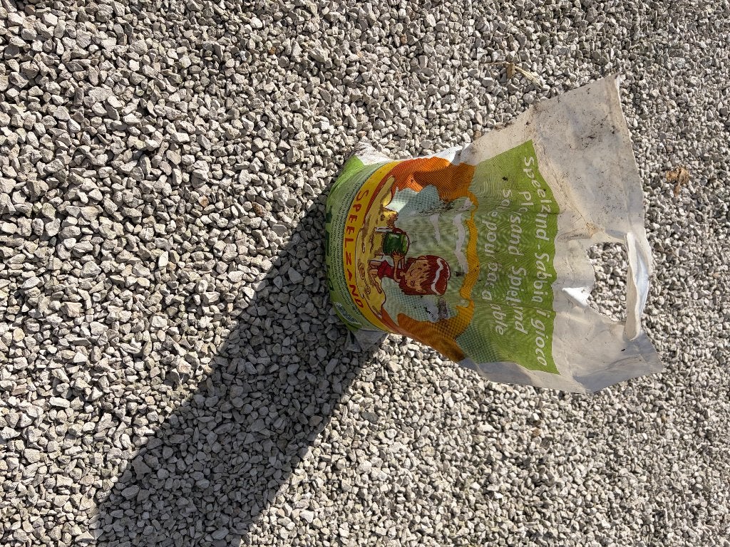Speelzand, Ophalen