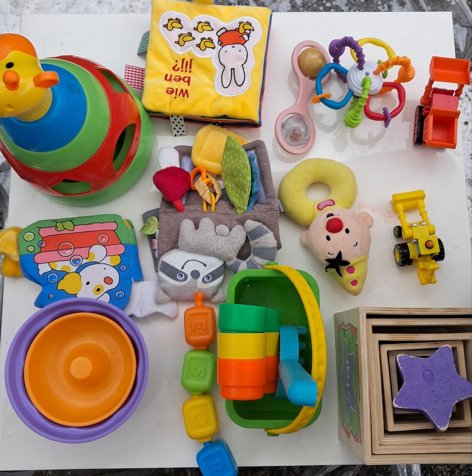 Set baby speelgoed., Ophalen of Verzenden, Zo goed als nieuw, Overige typen, Met geluid