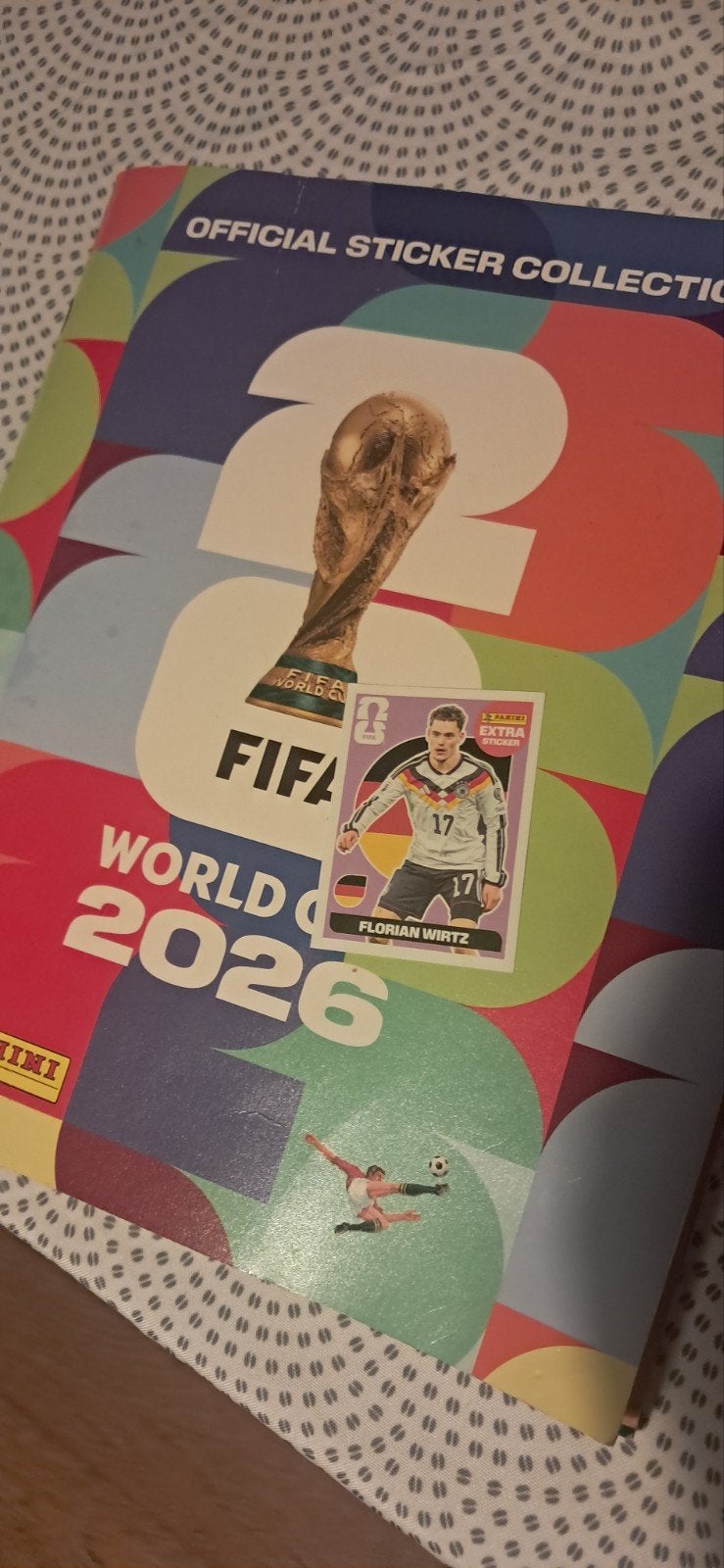 PANINI STICKER Florian Wirtz perfecte staat, Ophalen of Verzenden