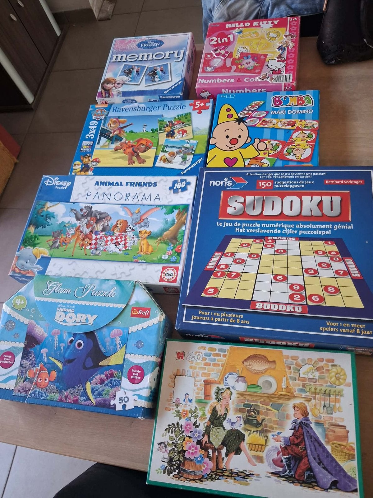 Te Koop: Gezelschapspellen, Ophalen, Zo goed als nieuw