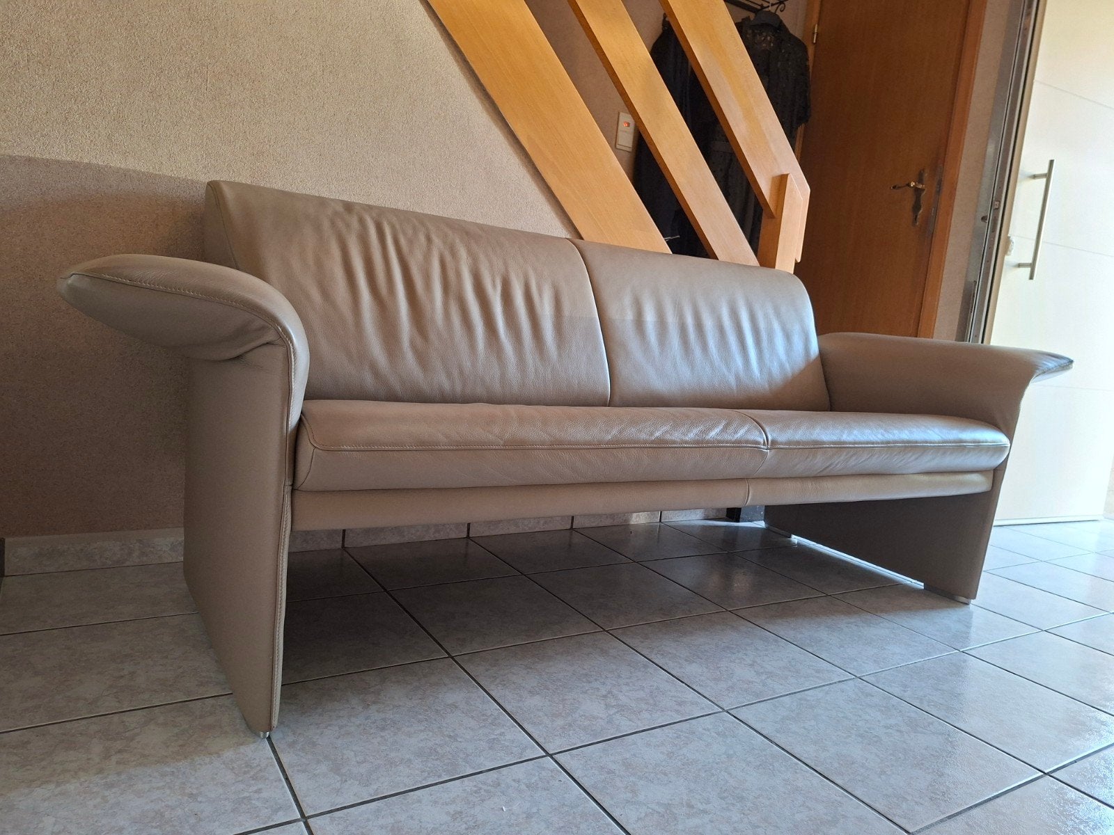 Jori sofa 3-zit in leder, Ophalen, Driepersoons, Zo goed als nieuw, 200 tot 250 cm
