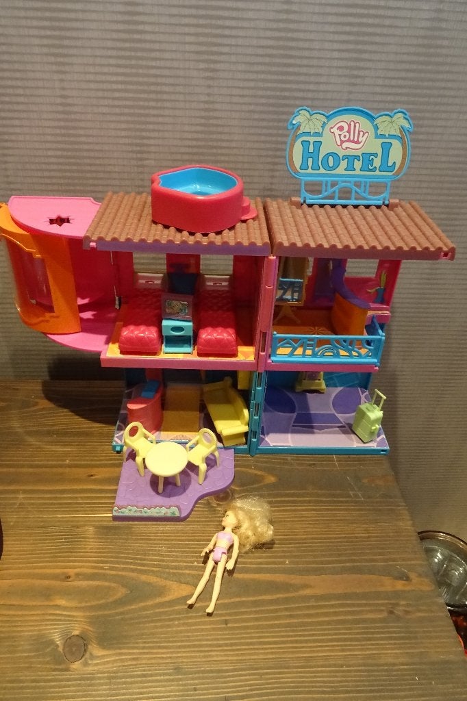 Polly Pocket Hotel, Ophalen of Verzenden, Gebruikt