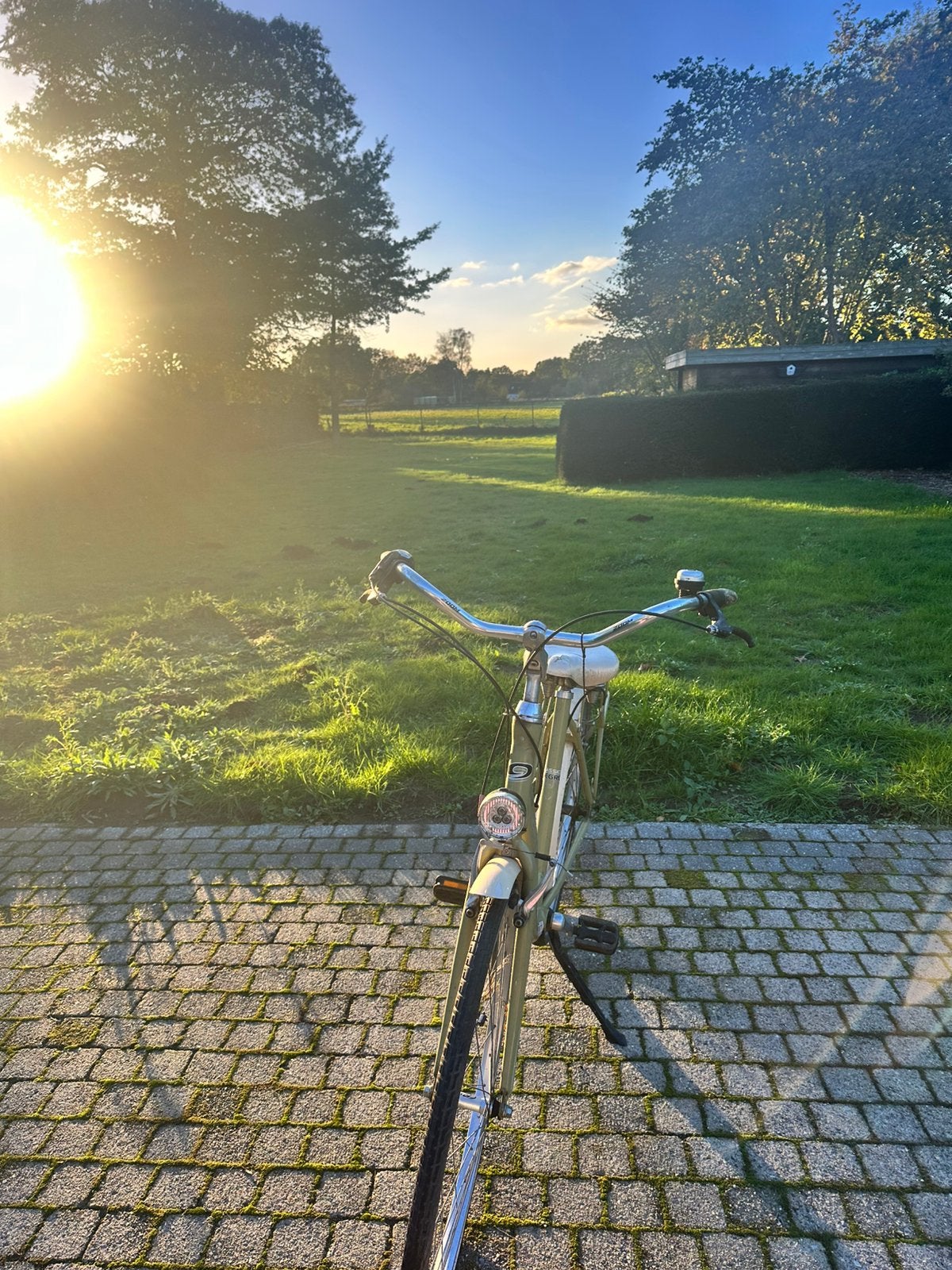damesfiets / omafiets beige/nette /stadsfiets/bagagedrager, Fietsen en Brommers, Ophalen, Zo goed als nieuw